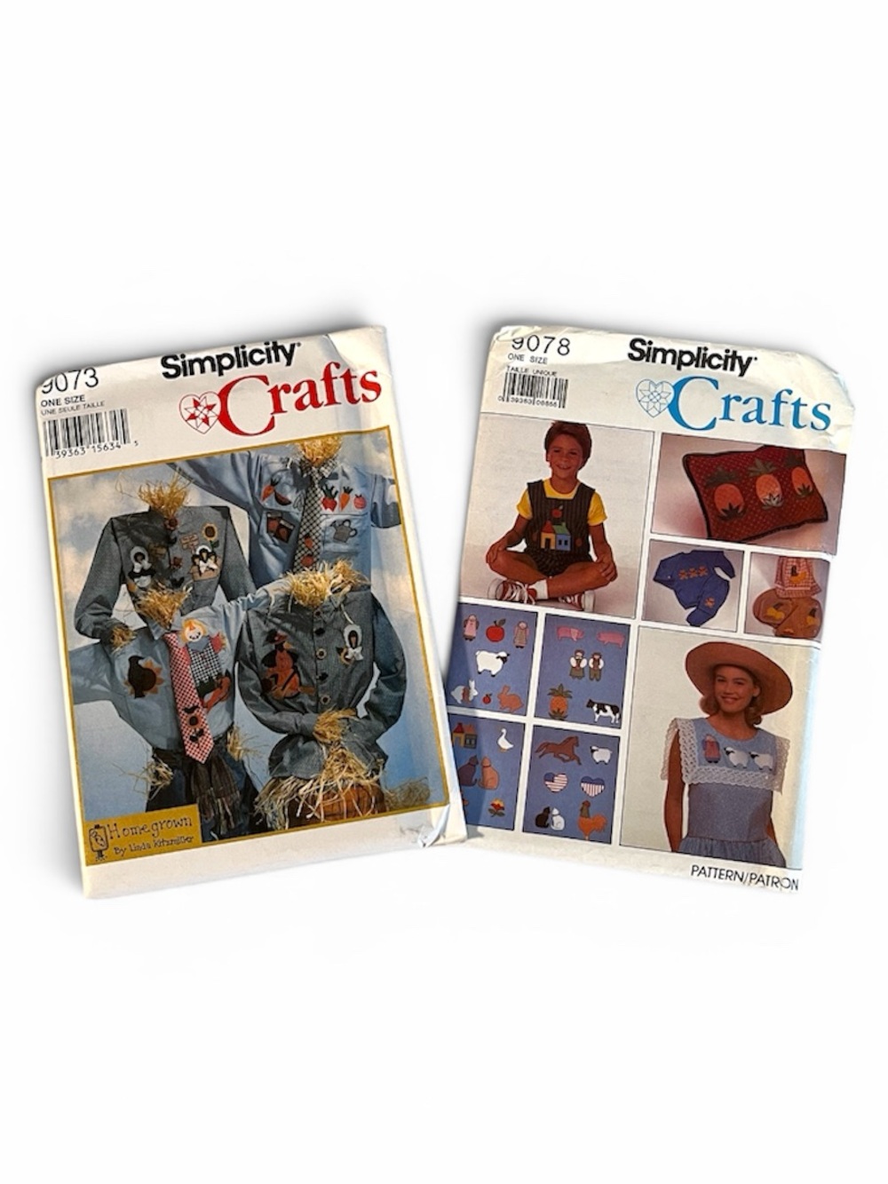 Vintage Simplicity Craft Patterns 1989-1994 Uncut